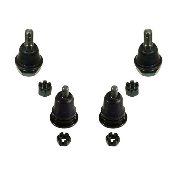 4 Pieces Front Upper & Lower Ball Joints Passenger RH and Driver LH Side Kit Fits select: 1998-2004 NISSAN FRONTIER, 2000-2004 NISSAN XTERRA