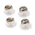 thumbnail image 1 of 4 Pieces Guitar Knob Cap Volume Control Hat Style Durable PP for Bass Guitar Instrument Replacement, 1 of 6