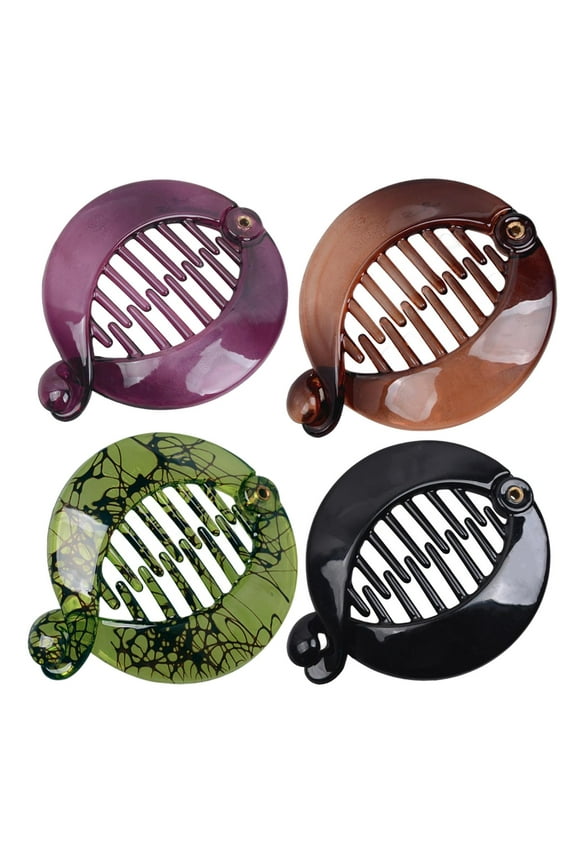 4 Pieces Hair Colors Hair Accessories Clamps Clincher Comb C