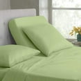 thumbnail image 1 of 4 Pieces Half Split Sheet Sets for Adjustable Beds 34" Split Head Queen - 800 TC, 100% Egyptian Cotton 15" Deep Pocket of Fitted Sheet, Extra Long & Soft Bedding - Sage Solid., 1 of 5