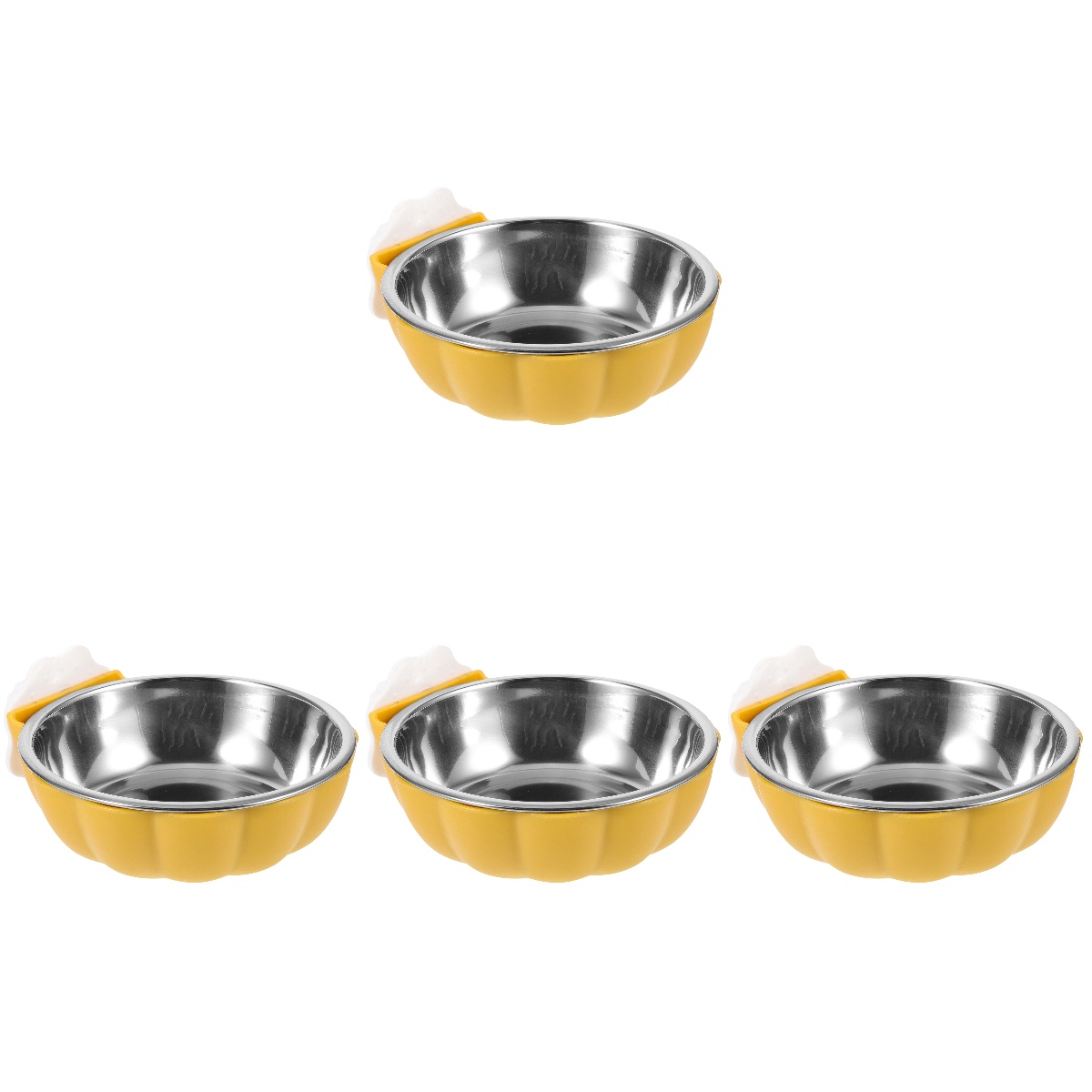 4 Pieces Hanging Pet Bowl Cat Bowls Dog Detachable Food for Crate