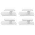thumbnail image 1 of 4 Pieces Home and Office Blind Cord Winder Safety Adhesive Window Curtain Drapery Blind String Holder Hooks Wrap Cleats, 1 of 8