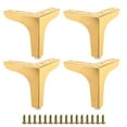 thumbnail image 1 of 4 Pieces Iron Furniture Legs Replacement Feet Metal Sofa Bed Leg Right Table Legs, 1 of 14