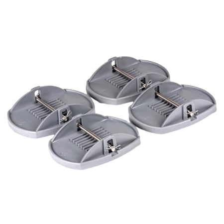 4 Pieces Jack Pad Adapter Professional High Strength Jack Foot Support Stand Gray