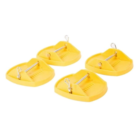 4 Pieces Jack Pad Adapter Professional High Strength Jack Foot Support Stand Yellow