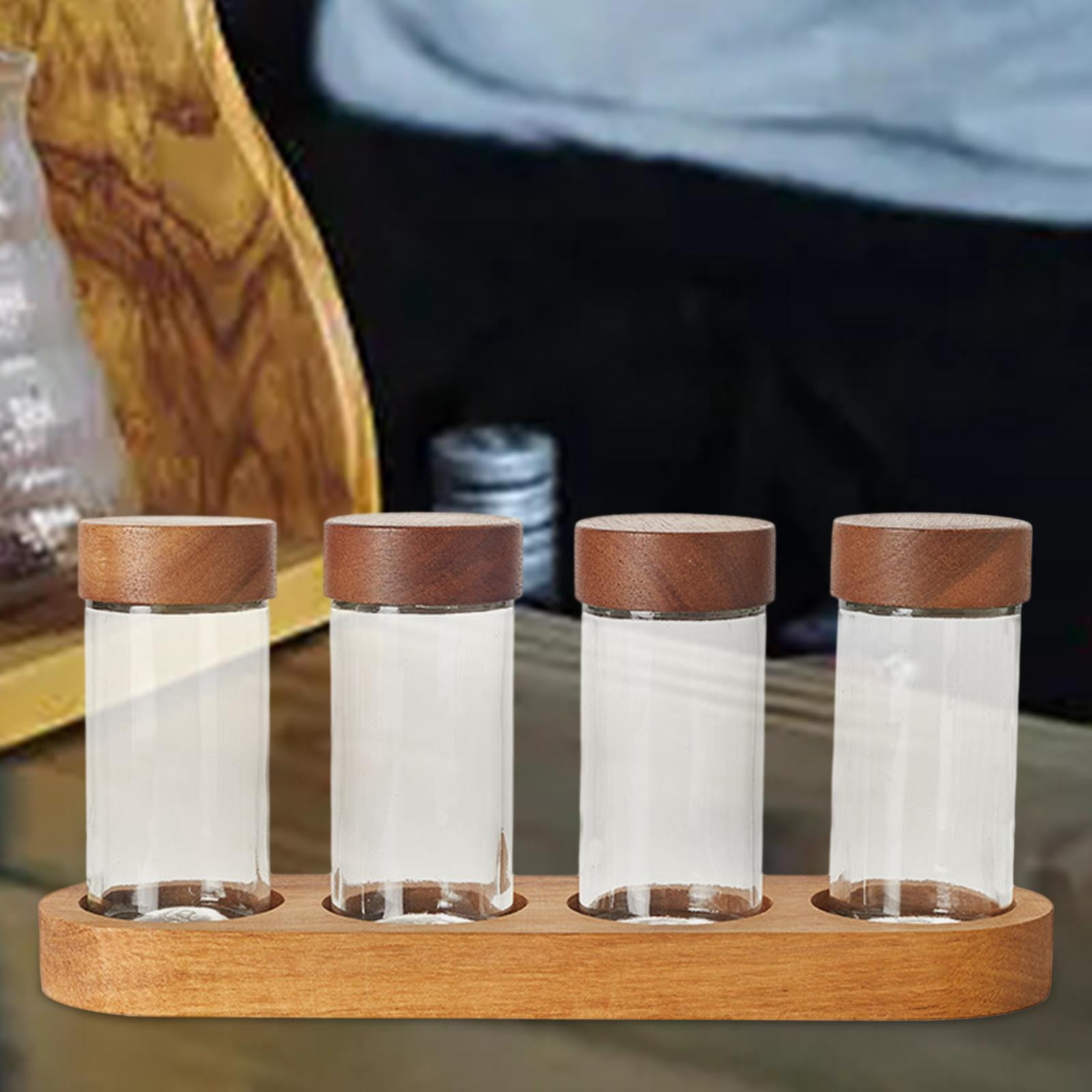 4 Pieces Jars Coffee Bean Storage Tubes for Pepper Coffee Beans ...
