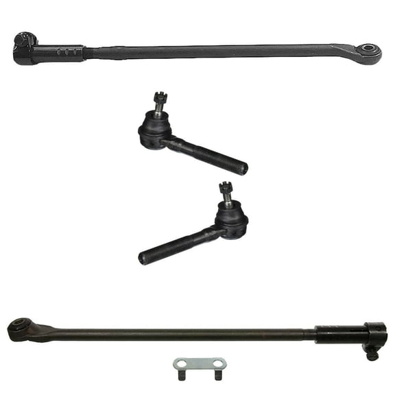 4 Pieces Kit Inner & Outer Tie Rod Ends Front Steering Fits select: 1999-2004 CHRYSLER 300M, 1999-2001 CHRYSLER LHS