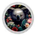4 Pieces Koala Knobs Drawer Knobs, 1.37" Kitchen Knobs