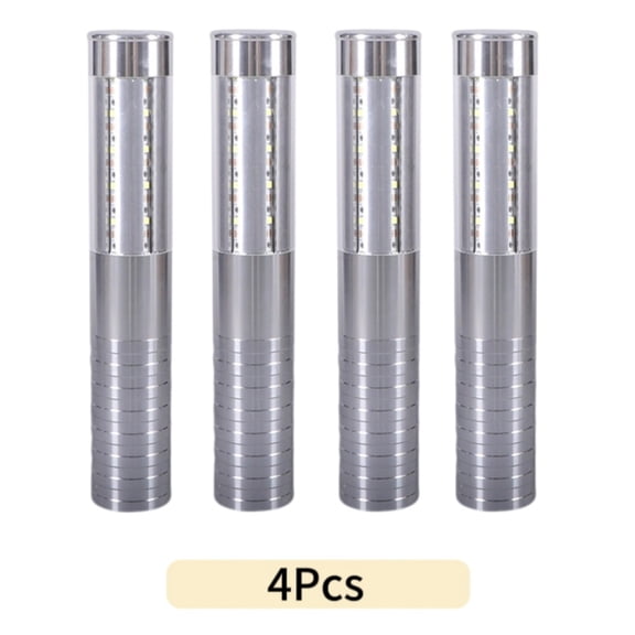 4 Pieces LED Strobe Baton Light Rechargeable Bottle Service Sparklers Stick Reusable Champagne Bottle Handheld LED for Club Stage Nightclub Party Concert Event Bar Outdoor