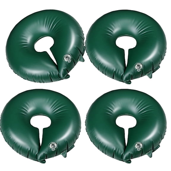 4 Pieces Large Capacity Tree Watering Bags Featuring Wide Filling Port And Strong PVC