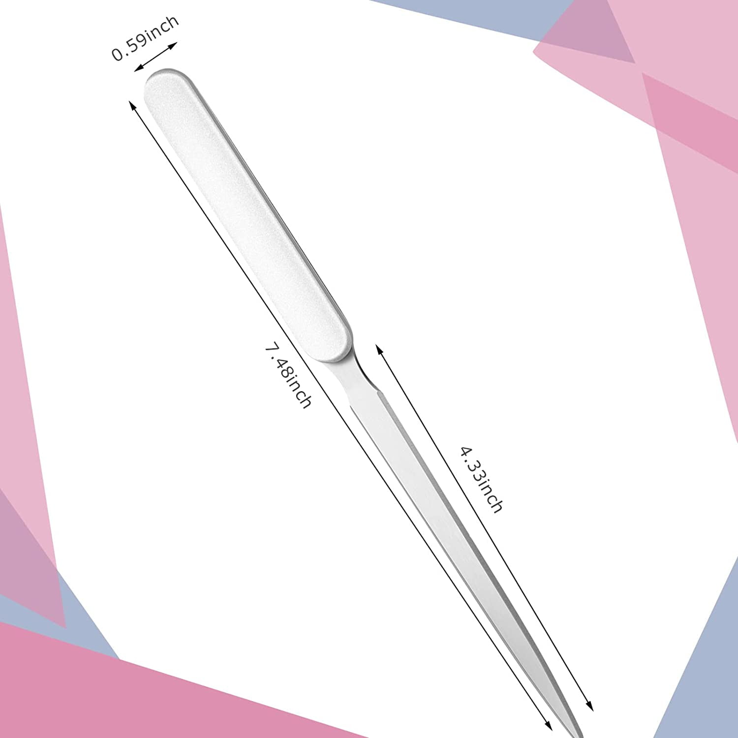 4 Pieces Letter Opener Knife Stainless Steel Envelope Openers Lightweight Mail Opener Tool