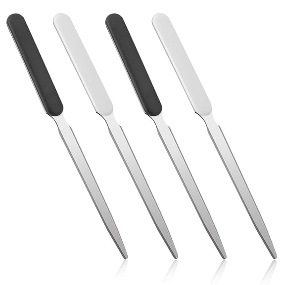 4 Pieces Letter Opener Stainless Steel Envelope Mail Slitters Letter Openers for Opening Envelopes, Parcel, Boxes