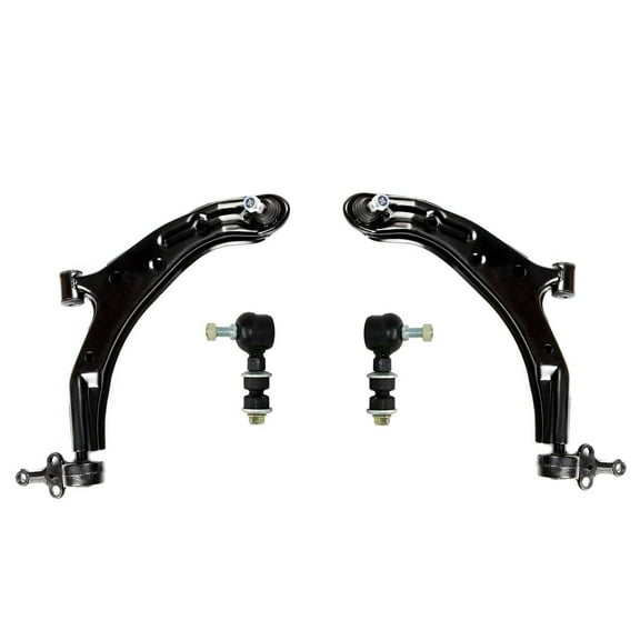 4 Pieces Lower Control Arm with Ball Joints + Stabilizer Sway Bar Links Front Suspension Kit Fits select: 2000-2006 NISSAN SENTRA