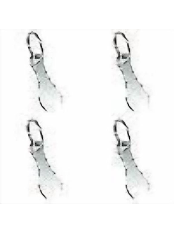 4 Pieces Metal Shopping Cart Key Ngheia Stainless Grocery Cart Key Remover – Portable Quarter Holder for European & American Trolley – Compact Key Ring for Easy Cart Unlocking