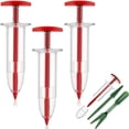 thumbnail image 1 of 4 Pieces Mini Sowing Dispenser MVR1&nbsp;Sower Small Spreader with 2 Transplanting Tools Manual Handheld Planter Mini Hand Spreader Garden Planter for Carrot, Lettuce, Grass and Spinach Seed, 1 of 3