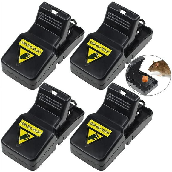 4 Pieces Mouse Trap Easy to Use Rat Trap Safe Mouse Trap Reusable Rat Trap Mousetrap with Powerful and Sensitive Control,gticphyj632