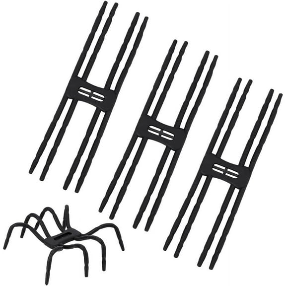 4 Pieces Multi Function Portable Spider Phone Holder Stand for Cell Phone Smartphones Tablets Flexible Stands Holder Universal Bracket Support Rack Black DIYDIY