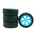thumbnail image 1 of 4 Pieces Non- Wheel Tires Replacement Accessories :28 Remote Control Race Car - Blue, 30mm, 1 of 10