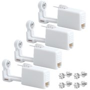 HELEVIA 4 Pieces Non-reusable Ear Piercing with Ear Stud Ear Piercing Gun Piercing Punch Tool Beauty Kit