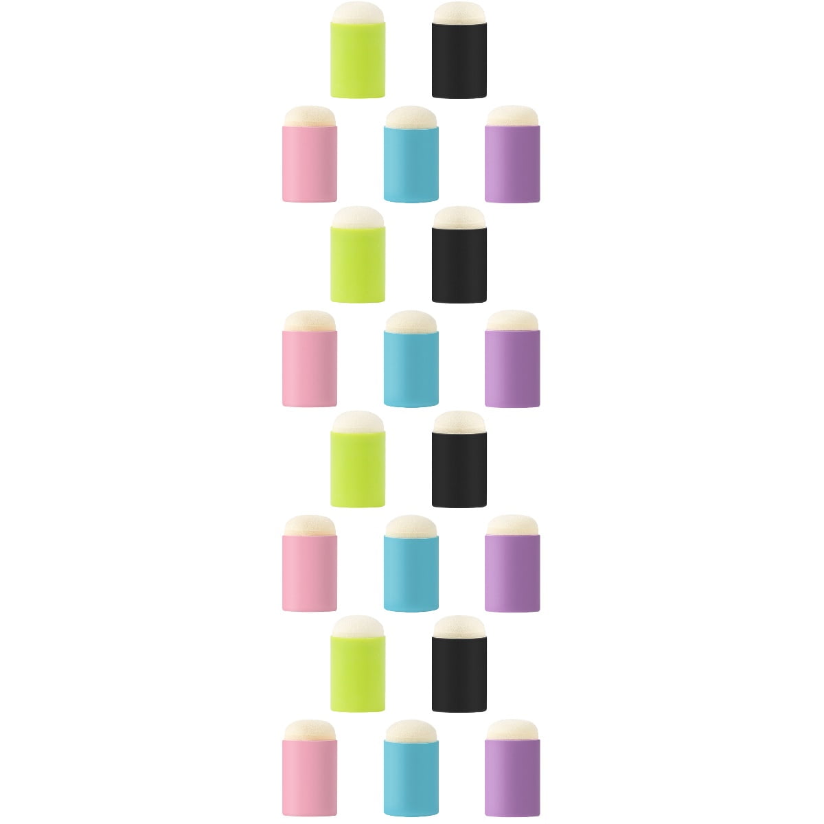 4 Pieces Paint Sponges Colored Finger Painting for
