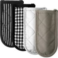 thumbnail image 1 of 4 Pieces Pan Handle Sleeve, Pot Handle Covers Heat Resistant Iron Skillet Handle Covers Machine Washable Pot Pan Skillet Handle Holder Sleeves for Kitchen Baking Cooking BBQ Cookwares, 1 of 5