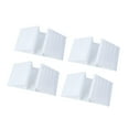 thumbnail image 1 of 4 Pieces Pet Gate Support Feet Triangle Reinforcement Fitting Non Slip PP Material for Stairways and Door Entrances, 1 of 9