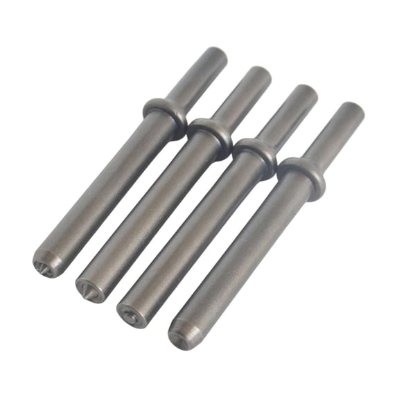 4 Pieces Pneumatic Air Set Heavy Duty Chipping Bits Hammer Attachments 40cr Material for Metalworking and Auto Repair