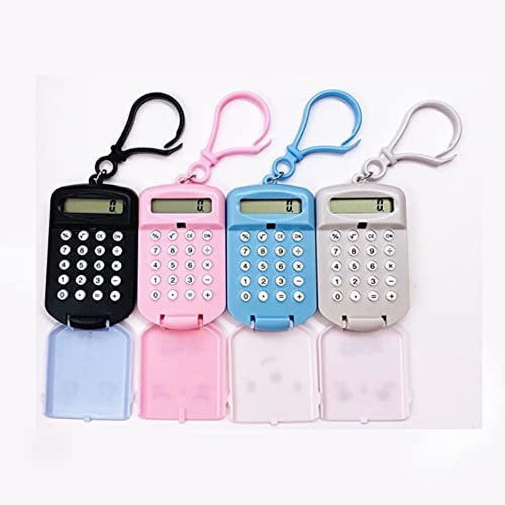 4-Pieces of Pocket Calculator, Basic Calculators, 4 Fuction Calculator, Small Calculators Bulk, Cheap Calculator for Middle School Students Math Teachers Classroom