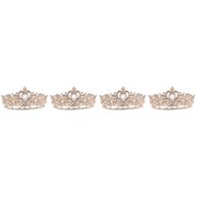 YSNOOWE Elegant Rose Bridal Set - 4 Pieces, Ideal for Weddings, Proms, and Special Occasions