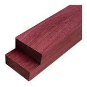 4 Pieces Purpleheart Exotic Hardwood Lumber Boards 3/4" x 2" x 24" | Kiln-Dried Wood for Crafting, Turning & Woodworking Projects by