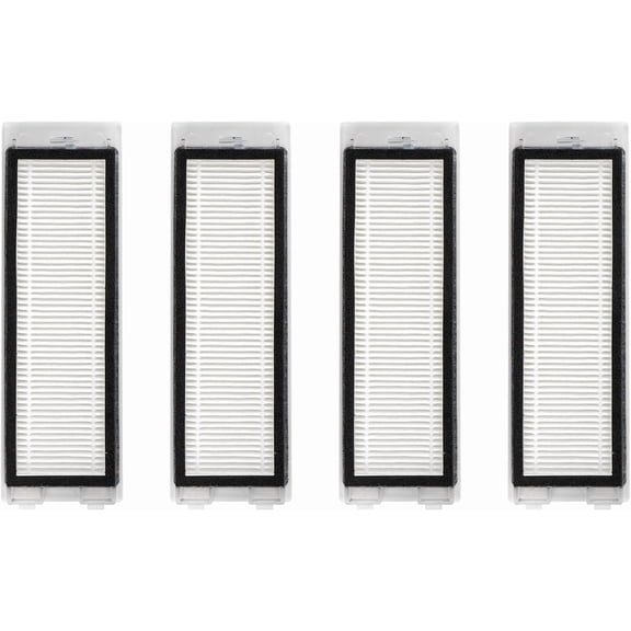 (4 Pieces) Q Revo Replacement HEPA Filters for Roborock Q Revo, QRevo Robot Vacuum Cleaner, Replacement Parts Filters, Q Revo filter 4 Pack, Upright Filter, Canister Filter Accessories