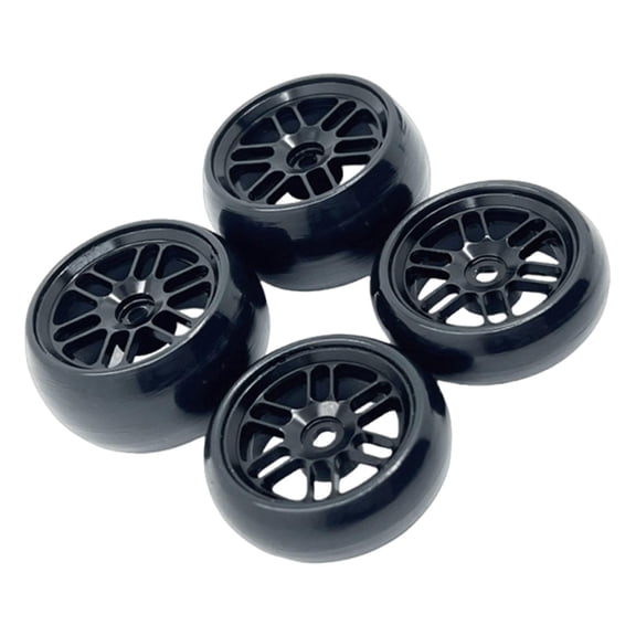 4 Pieces RC Car Tires Simulation Wheel Tire Easy Installation Lightweight Design for 1/24 Micro-b RC Cars