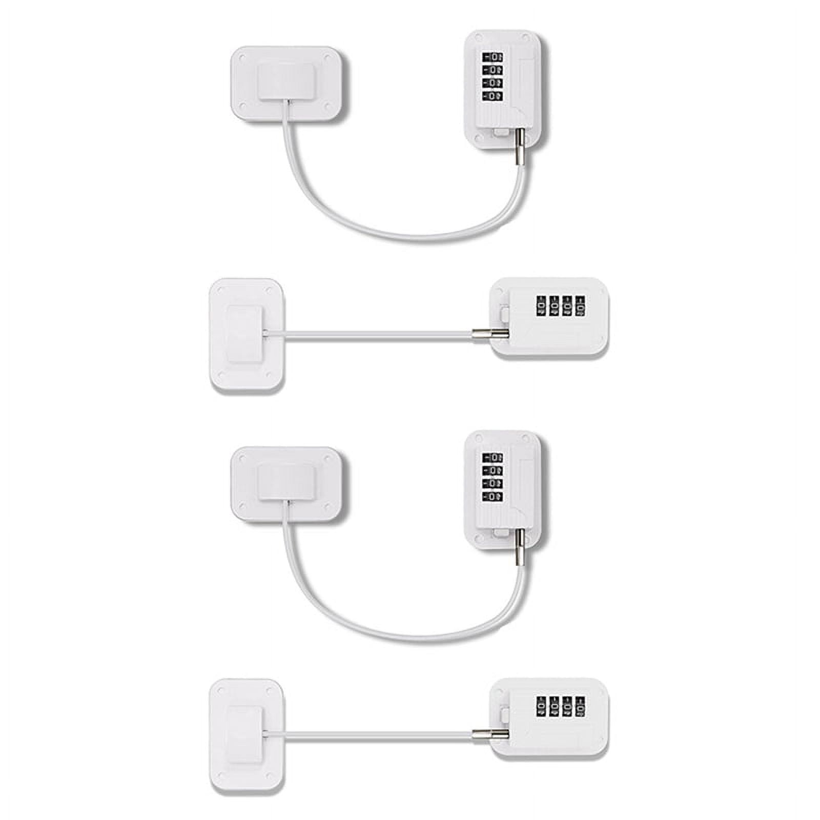 4 Pieces Refrigerator Lock Freezer Lock Fridge Door Lock Combination