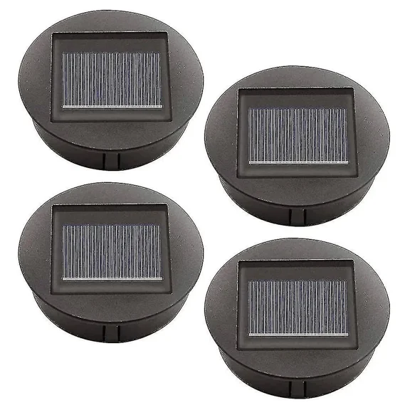 4 Pieces Replacement Solar Lights With Led Bulbs, Solar Top Lights Replacement, Led Solar - XC