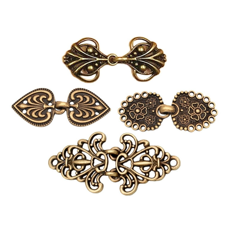 4 Pieces Sweater Shawl Clip Dresses Shawl Clip Brooches for Ladies