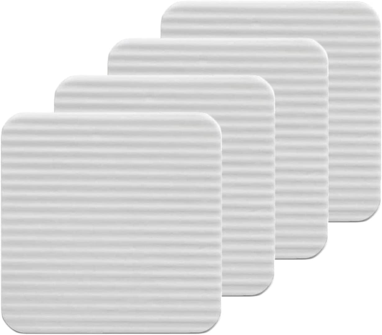 Washable Rug Sticker Example 4 Pieces Rug Pads Grippers, Under Rug Non Slip Pad, Keep Place, 10x10cm ...