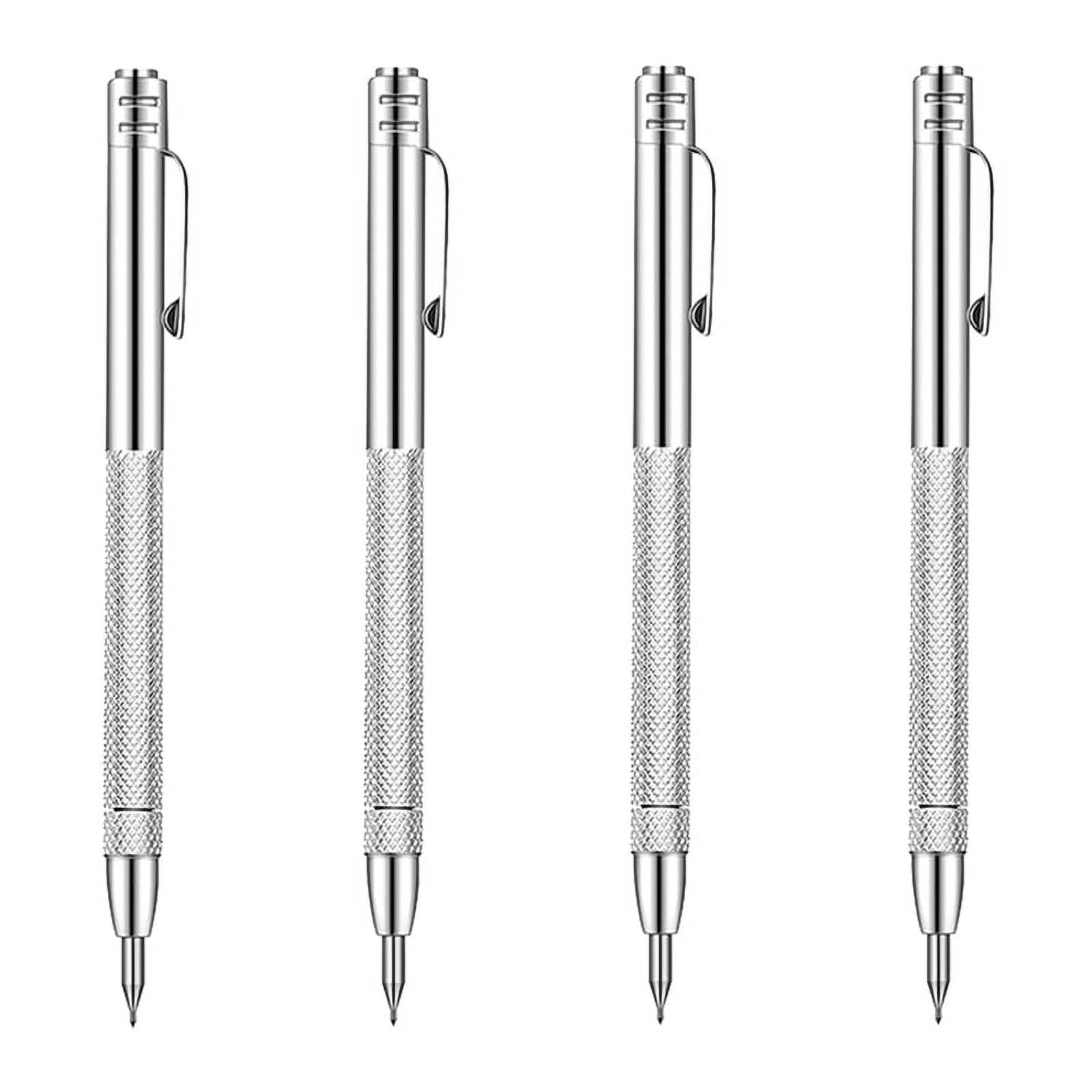 4 Pieces Scriber Marking Tools, Metal Marking Tool Engraving Pen with