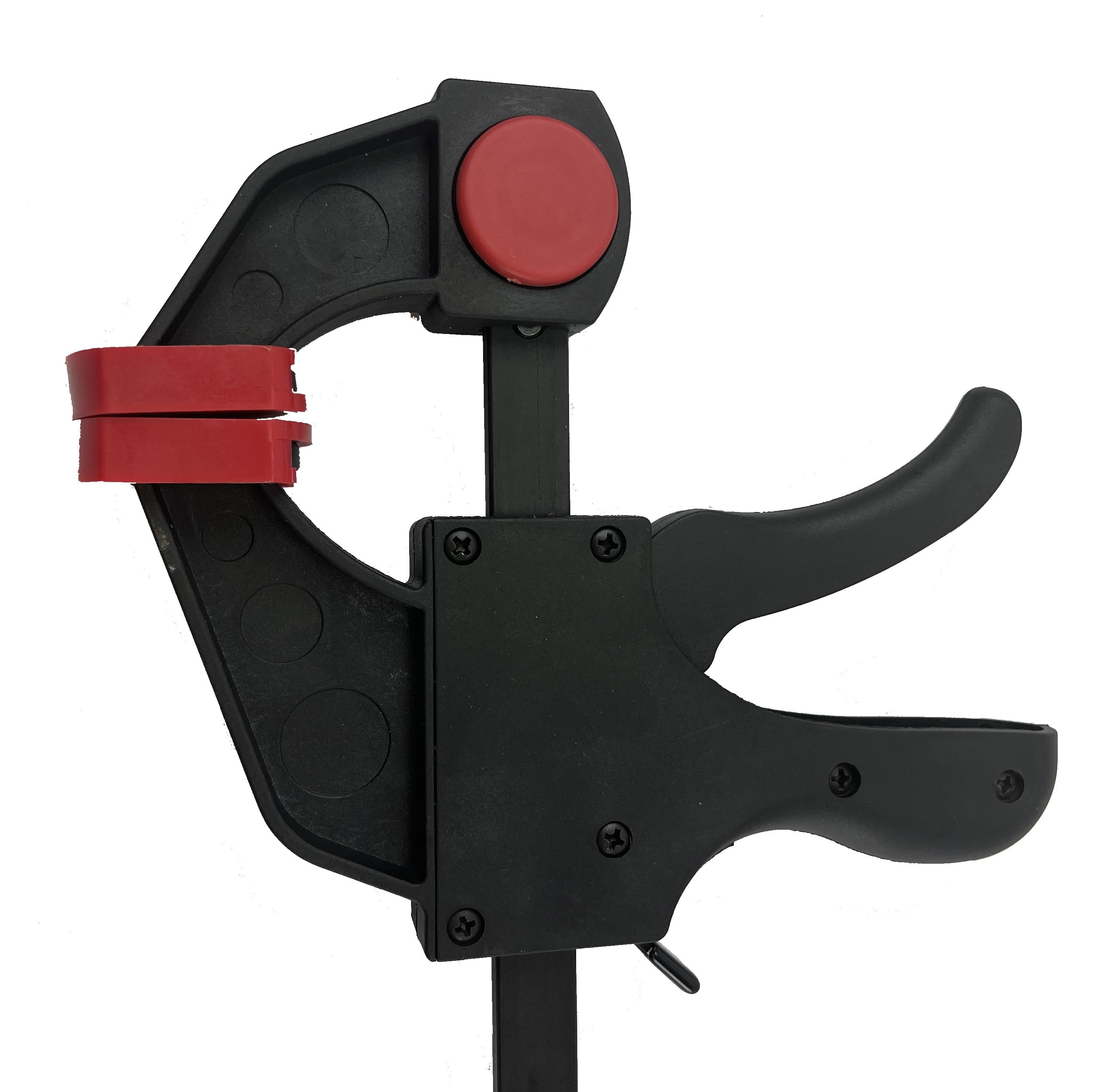 4 Pieces Set 24" Ratcheting Bar Clamp, 2.5" Throat Depth, NYLON Handle w/ Trigger