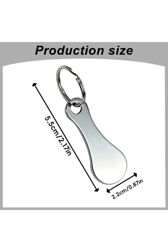4 Pieces Shopping Cart Keychain,Stainless Steel Shopping Cart Key,Multifunctional Metal Grocery Cart Key Remover,Portable Alloy Key Ring,Keychain for Grocery Shopping Trolley Token(Silver)