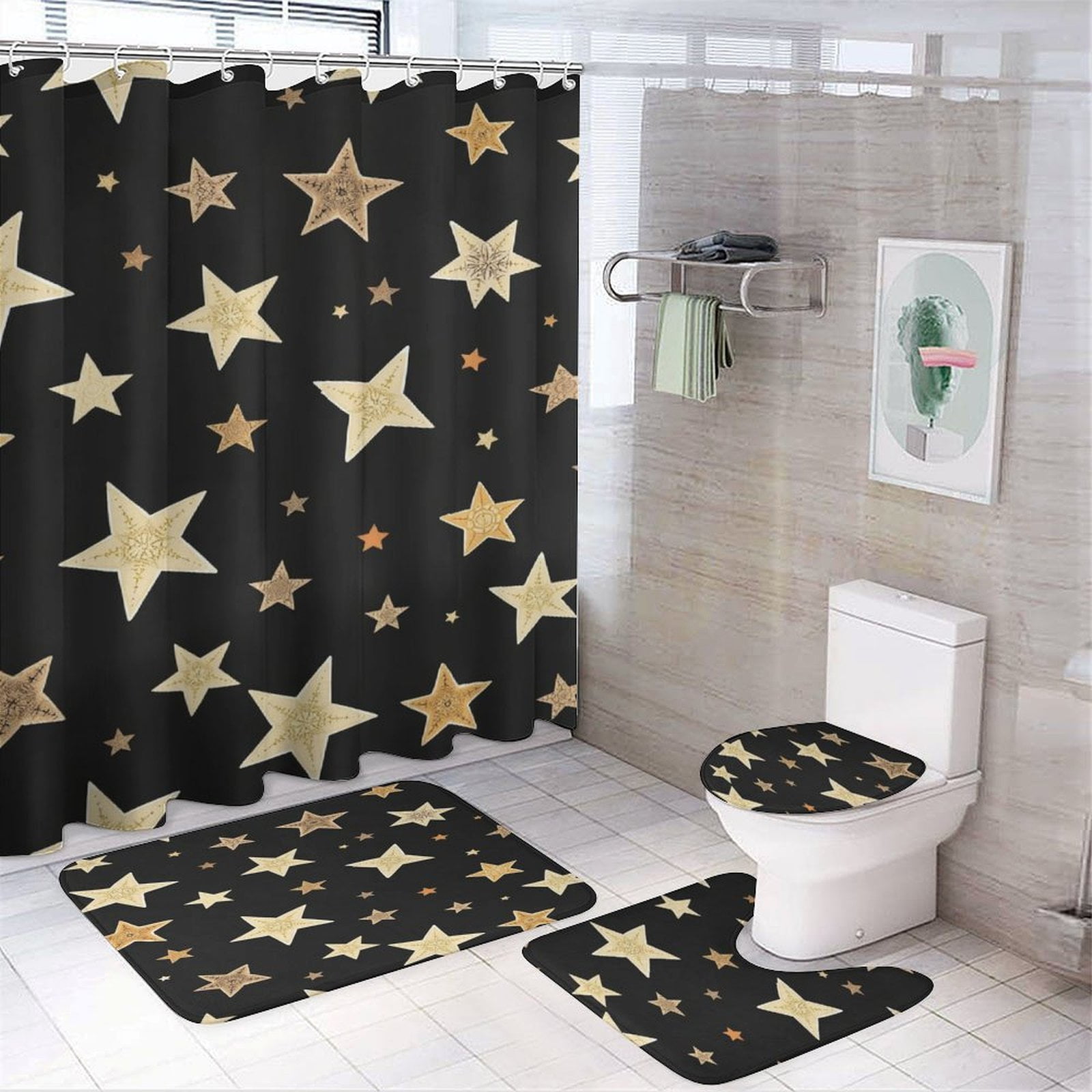 Shower Curtains With Stars