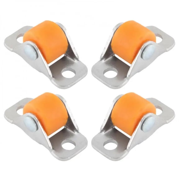 4 Pieces Silent Multipurpose Furniture Linear Wheel Small Wheel Castors for Workbench Shopping Carts Shelves Table Chair