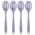 thumbnail image 1 of 4 Pieces Silicone Slotted Spoons Silicone Nonstick Mixing Spoon Heat Resistant for Baking, Serving and Stirring, 1 of 5