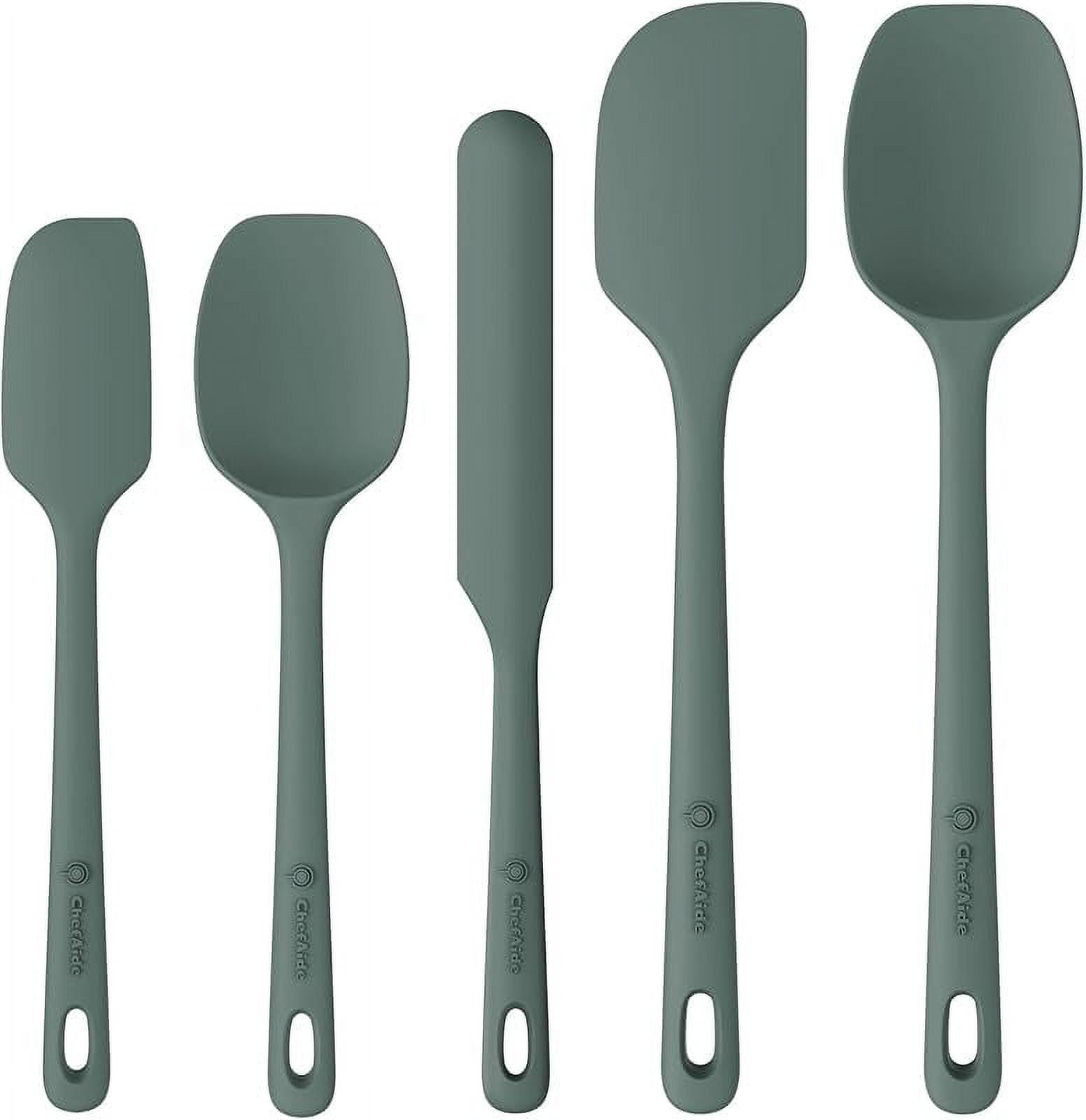 4 Pieces Silicone Spatula Set, Food Grade Rubber Spatula, Upgrade Strong Handle with Ergonomic Grip, Heat Resistant for Nonstick Cookware, Cooking - Walmart.com