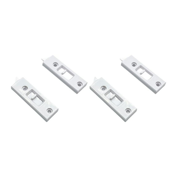 4 Pieces Sliding Window Latch Spring Loaded Latch Window Parts Easy Snap in Installation for Home Repair