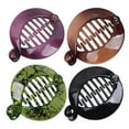 thumbnail image 1 of 4 Pieces Small Round Hair Clips 2.5x2.1"""" Fishtail Hair Clip C, 1 of 6