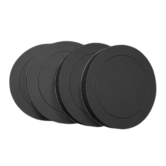 4 Pieces Speaker Baffle Foam Enhancer Fast Ring Sponge Pad EVA Material for Car Door Audio Upgrade