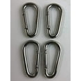 thumbnail image 1 of 4 Pieces Stainless Steel 316 Spring Hook Oblong No Eye 5/16" (8mm) Marine Grade, 1 of 5
