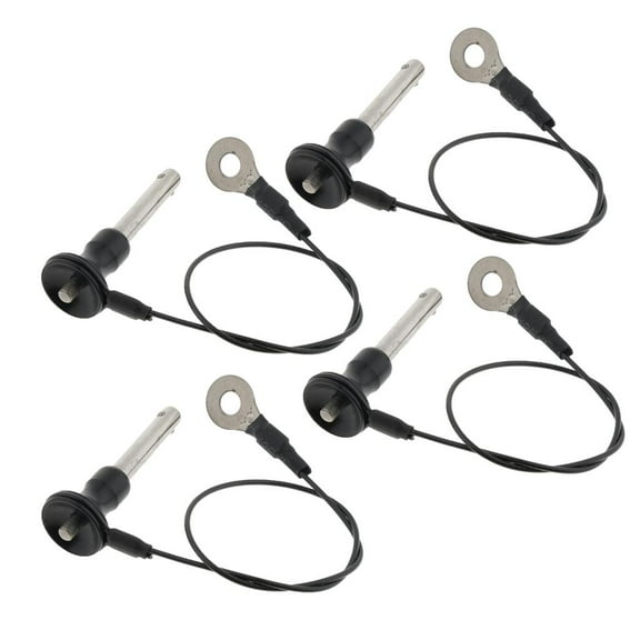 4 Pieces Stainless Steel Quick Release Button , 6 Mm Diameter, 25 Mm Length