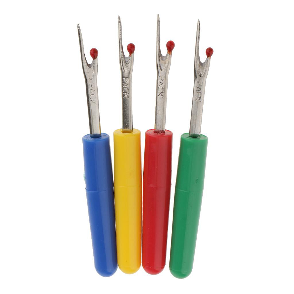 Ultima 9 Piece Colorful Seam Ripper Assortment - 8 Stitch Rippers (4 Large  & 4 Small) & One 5.5 Razor Sharp Surgical Steel Seam Slicer - Perfect for