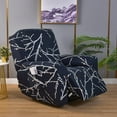 thumbnail image 1 of 4 Pieces Stretch Recliner Chair Cover, Printed Oversize Recliner Slipcovers Anti Slip Armchair Reclining Furniture Protector with Pocket-M||Recliner, 1 of 7